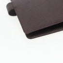 LOUIS VUITTON Taiga Agenda MM Day Planner Cover Acajou R20416 LV Auth th6572-17
