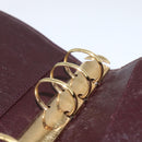 LOUIS VUITTON Taiga Agenda MM Day Planner Cover Acajou R20416 LV Auth th6572-8