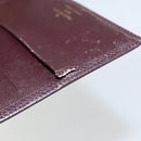 LOUIS VUITTON Taiga Agenda MM Day Planner Cover Acajou R20416 LV Auth th6572-10
