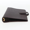 LOUIS VUITTON Taiga Agenda MM Day Planner Cover Acajou R20416 LV Auth th6572-6