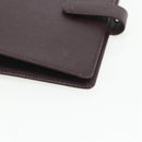 LOUIS VUITTON Taiga Agenda MM Day Planner Cover Acajou R20416 LV Auth th6572-14