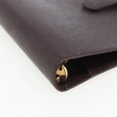 LOUIS VUITTON Taiga Agenda MM Day Planner Cover Acajou R20416 LV Auth th6572-15