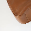 GUCCI Bamboo Shoulder Bag Leather 2way Brown Gold 001 1781 1577 Auth th6578-18