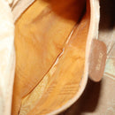 GUCCI Bamboo Shoulder Bag Leather 2way Brown Gold 001 1781 1577 Auth th6578-11
