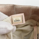CHANEL New Travel Line Einkaufstasche Nylon Beige Silber CC Auth th6582-12