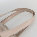 CHANEL New Travel Line Einkaufstasche Nylon Beige Silber CC Auth th6582-8