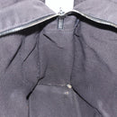 HERMES Her Line MM Hand Bag Canvas Gray Silver Auth th6586-18