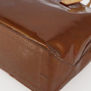 LOUIS VUITTON Monogram Vernis Reade PM Hand Bag Bronze M91146 LV Auth th6587-15