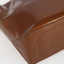 LOUIS VUITTON Monogram Vernis Reade PM Hand Bag Bronze M91146 LV Auth th6587-16