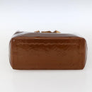 LOUIS VUITTON Monogram Vernis Reade PM Hand Bag Bronze M91146 LV Auth th6587-5
