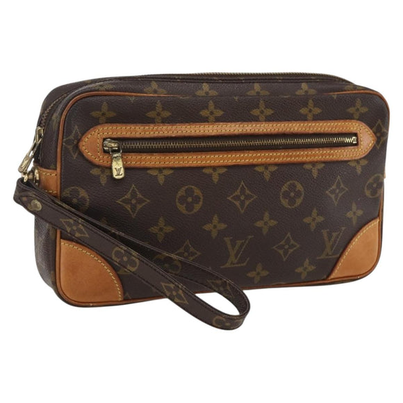 LOUIS VUITTON Monogram Marly Dragonne GM Clutch M51825 LV Auth th6591