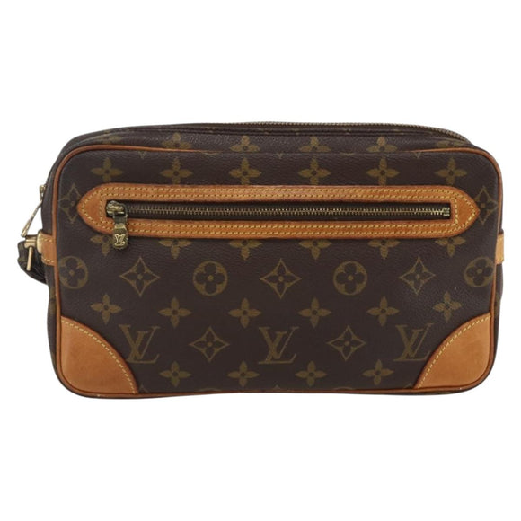LOUIS VUITTON Monogram Marly Dragonne GM Clutch M51825 LV Auth th6591