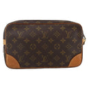 LOUIS VUITTON Monogram Marly Dragonne GM Clutch M51825 LV Auth th6591-2