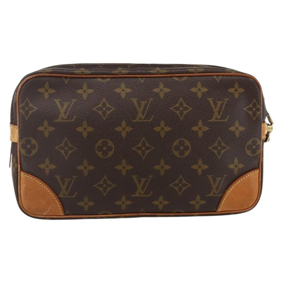LOUIS VUITTON Monogram Marly Dragonne GM Clutch M51825 LV Auth th6591