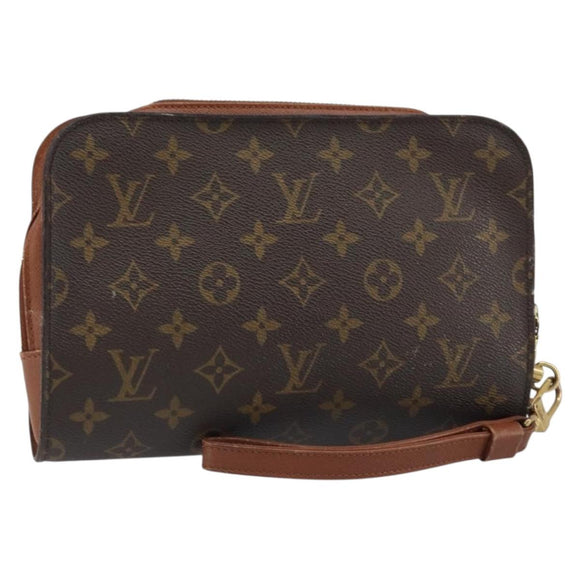 LOUIS VUITTON Monogram Orsay Clutch Bag M51790 LV Auth th6593