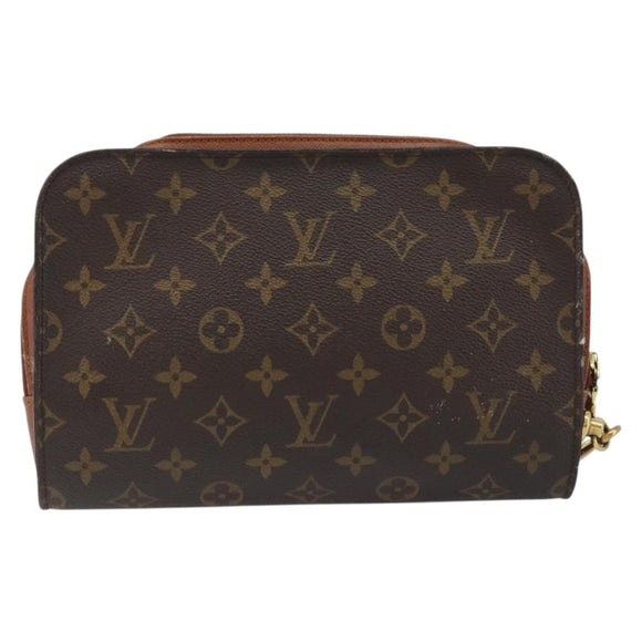 LOUIS VUITTON Monogram Orsay Clutch Bag M51790 LV Auth th6593