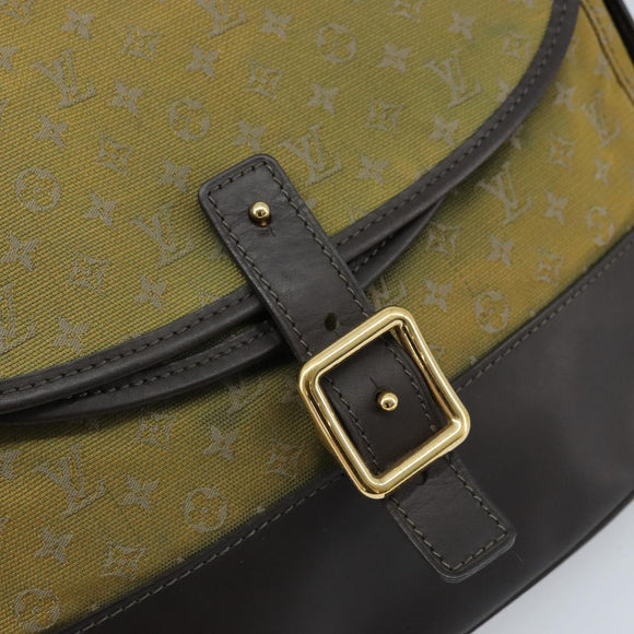 LOUIS VUITTON Monogram Mini Belanger Shoulder Bag TST Khaki M92673 Auth th6595
