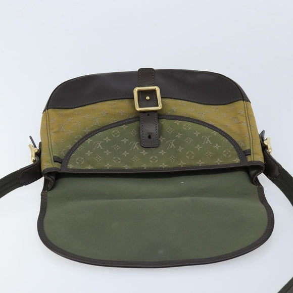 LOUIS VUITTON Monogram Mini Belanger Shoulder Bag TST Khaki M92673 Auth th6595