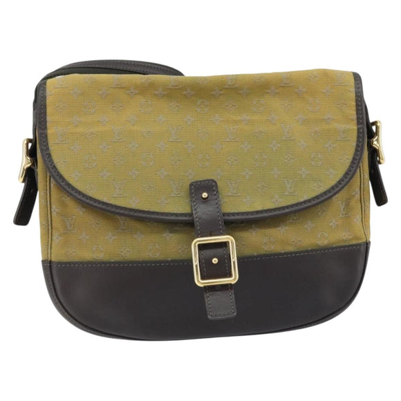 LOUIS VUITTON Monogram Mini Belanger Shoulder Bag TST Khaki M92673 Auth th6595