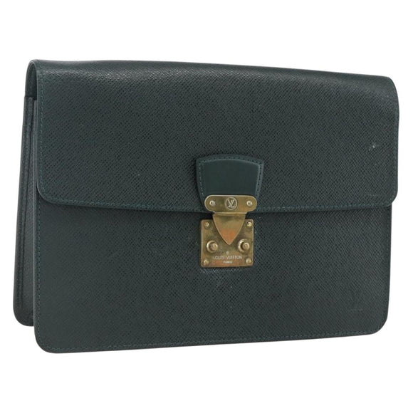 LOUIS VUITTON Taiga Pochette Kourad Clutch Bag Epicea M30194 LV Auth th6596