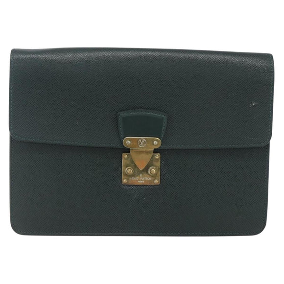 LOUIS VUITTON Taiga Pochette Kourad Clutch Bag Epicea M30194 LV Auth th6596