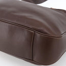 GUCCI Bamboo Shoulder Bag Leather 2way Brown Gold 001 1705 1577 Auth th6602-10