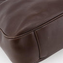 GUCCI Bamboo Shoulder Bag Leather 2way Brown Gold 001 1705 1577 Auth th6602-15