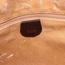 GUCCI Bamboo Shoulder Bag Leather 2way Brown Gold 001 1705 1577 Auth th6602-18