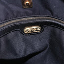 FENDI Tote Bag Nylon Black Gold Auth th6603-10