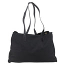 FENDI Tote Bag Nylon Black Gold Auth th6603-2