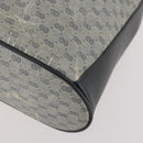 GUCCI Micro GG Supreme Sherry Line Bag PVC Navy Gold 164 02 034 Auth th6606-10
