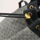 GUCCI Micro GG Supreme Sherry Line Bag PVC Navy Gold 164 02 034 Auth th6606-14