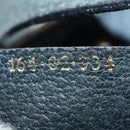 GUCCI Micro GG Supreme Sherry Line Bag PVC Navy Gold 164 02 034 Auth th6606-21
