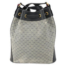 GUCCI Micro GG Supreme Sherry Line Bag PVC Navy Gold 164 02 034 Auth th6606-3