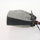 GUCCI Micro GG Supreme Sherry Line Bag PVC Navy Gold 164 02 034 Auth th6606-4