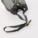 GUCCI Micro GG Supreme Sherry Line Bag PVC Navy Gold 164 02 034 Auth th6606-7