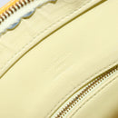 LOUIS VUITTON Monogram Vernis Houston Hand Bag Lime Yellow M91055 LV Auth th6608-20