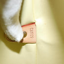 LOUIS VUITTON Monogram Vernis Houston Hand Bag Lime Yellow M91055 LV Auth th6608-12
