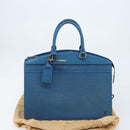 LOUIS VUITTON Epi Riviera Hand Bag Blue M48185 LV Auth th6609-12