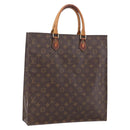 LOUIS VUITTON Monogram Sac Plat Hand Bag M51140 LV Auth th6610-1