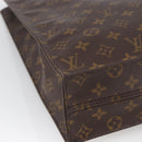 LOUIS VUITTON Monogram Sac Plat Hand Bag M51140 LV Auth th6610-14