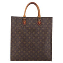 LOUIS VUITTON Monogram Sac Plat Hand Bag M51140 LV Auth th6610-13
