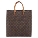 LOUIS VUITTON Monogram Sac Plat Hand Bag M51140 LV Auth th6610-2