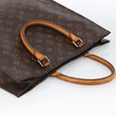 LOUIS VUITTON Monogram Sac Plat Hand Bag M51140 LV Auth th6610-6