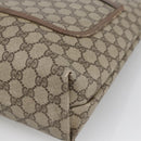 GUCCI GG Supreme Web Sherry Line Tote Bag PVC Beige Gold 39 02 003 Auth th6613-9