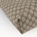 GUCCI GG Supreme Web Sherry Line Tote Bag PVC Beige Gold 39 02 003 Auth th6613-16