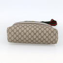 GUCCI GG Supreme Web Sherry Line Tote Bag PVC Beige Gold 39 02 003 Auth th6613-5