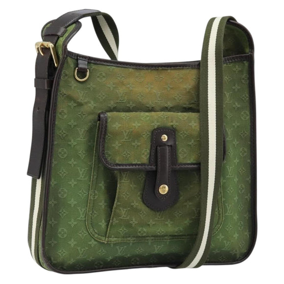 LOUIS VUITTON Monogram Mini Besace Mary Kate Bag TST Khaki M92322 LV Auth th6616