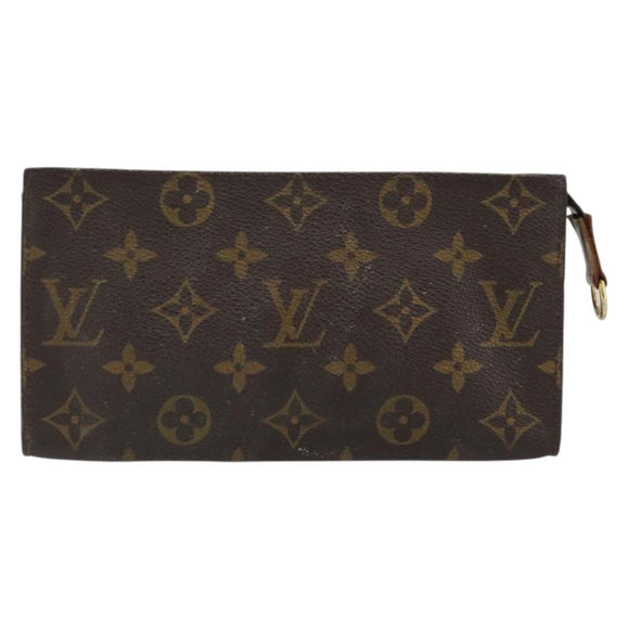 LOUIS VUITTON Monogram Bucket GM Accessory Pouch LV Auth th6620