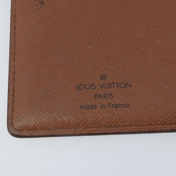 LOUIS VUITTON Monogram Porte Valeurs Cartes Credit Wallet M61823 Auth th6621